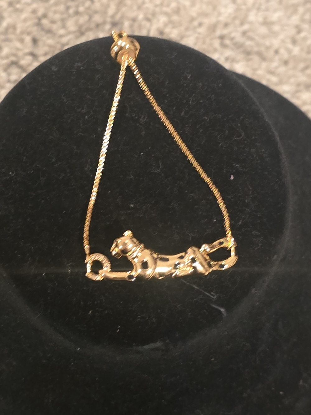 22kgp Dubai Gold-Tone Panther Pendant Bracelet - Women Jewelry